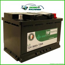 BATTERIA AUTO 80 Ah - 720A