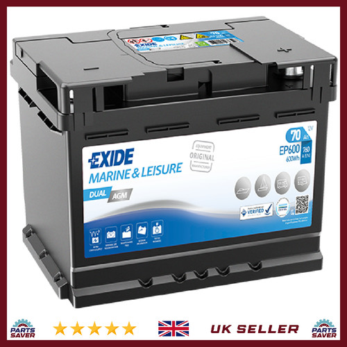 Batteria auto ep500 exide - batteria,