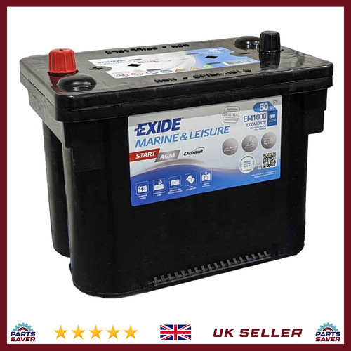 Batteria auto em1000 exide - batteria,